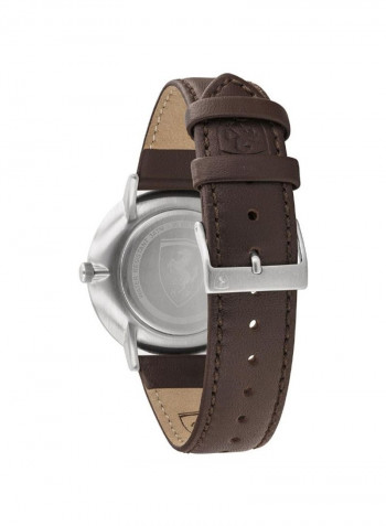 Men's Ultra Leggero Leather Analog Watch 830566