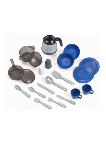 21-Piece Cozy Kitchen Playset 38x20x11inch