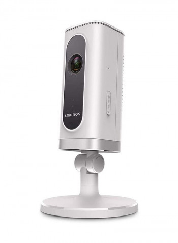 HD Wi-Fi Camera Smart Control via Smartphone App iOS and Android White