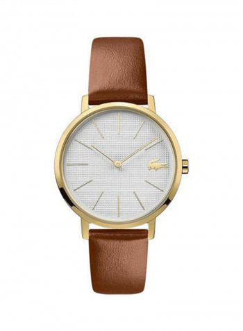 Women's Moon Leather Analog Wrist Watch 2001106