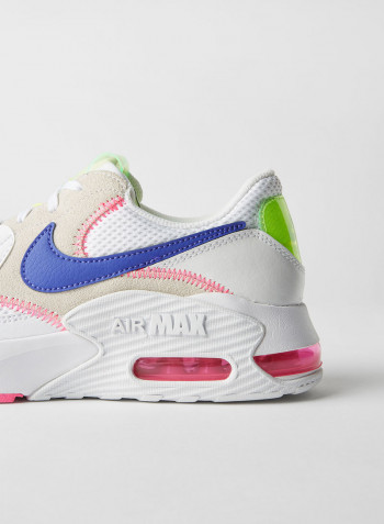 Air Max Excee Sneakers White/Indigo Burst-Pink Blast-Volt