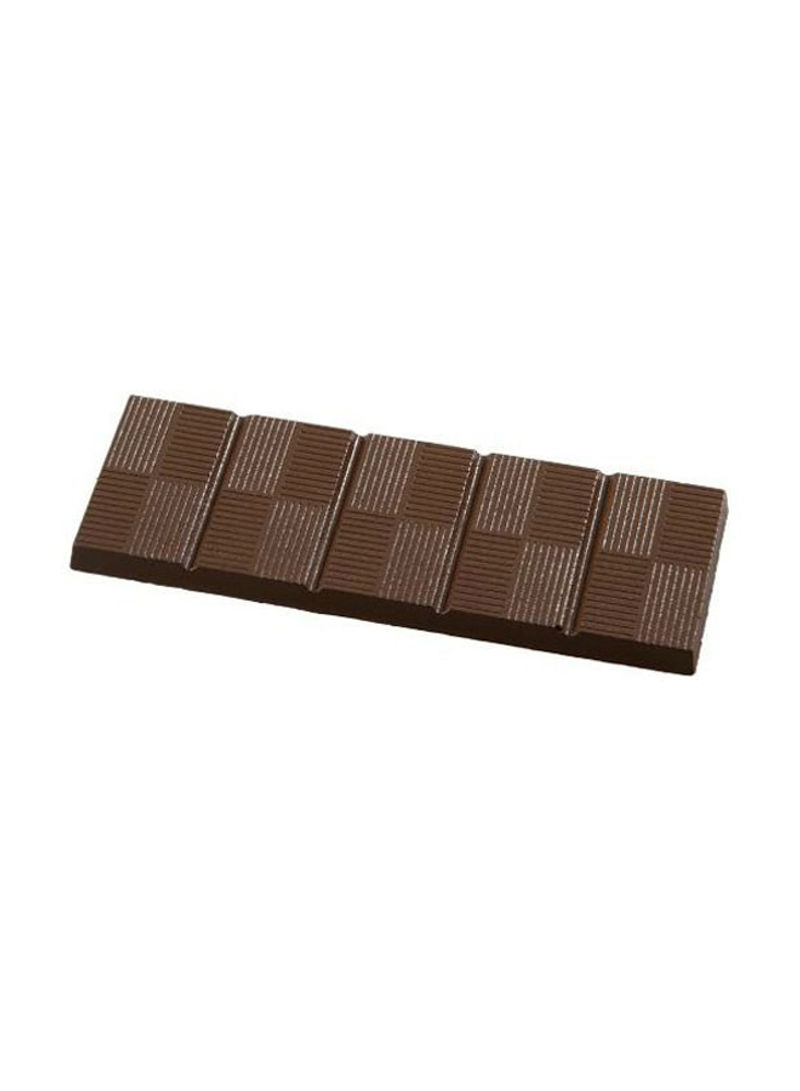 5-Section Chocolate Mould Brown 11x1x0.8inch