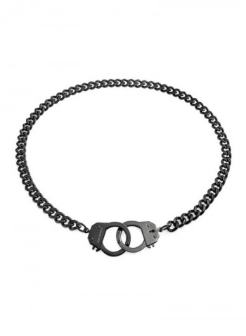 Stainless Steel Handcuff Style Necklace