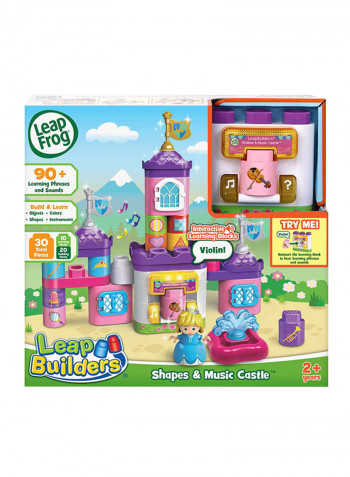 Leap Builders Shapes And Music Castle With Butterfly Counting Pal Early Development Toy Set