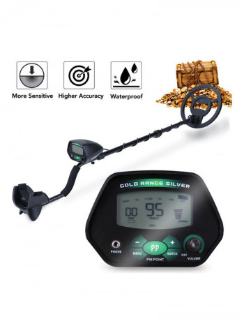 Portable Metal Detector Black