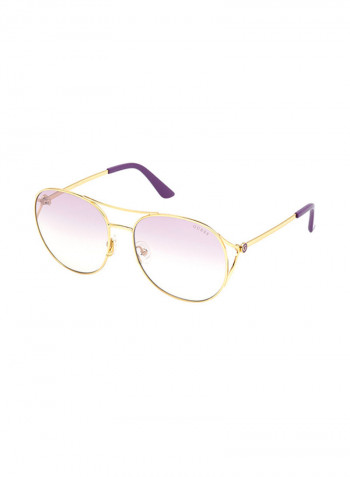 Women's UV Protection Round Sunglasses - Lens Size: 59 mm
