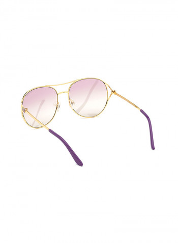 Women's UV Protection Round Sunglasses - Lens Size: 59 mm