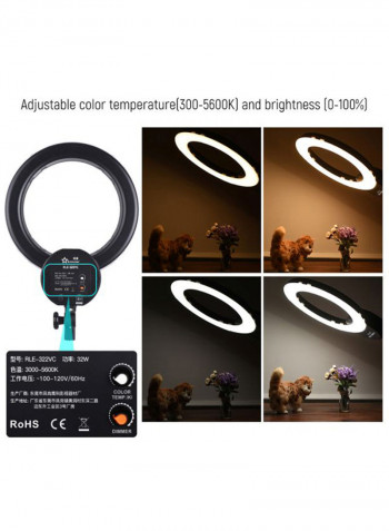 LED Ring Photography Light 16inch White/Black