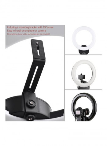 LED Ring Photography Light 16inch White/Black