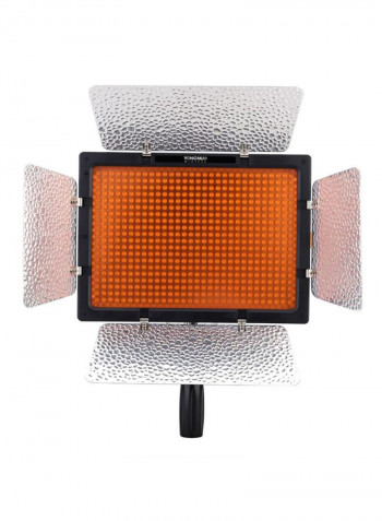 600-Piece LED Photography Light Black/Silver