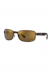 Men's Rectangular Sunglasses - Lens Size: 65 mm