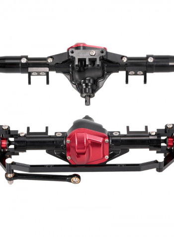 1/10 RC Crawler Metal Front And Rear Axle Bridge CNC Machined For AXIAL SCX10 RC4WD D90 Truck 23.3 X 7.2 X 11.4cm