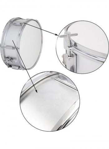 Professional Snare Drum Head with Drumstick and Drum Key Strap