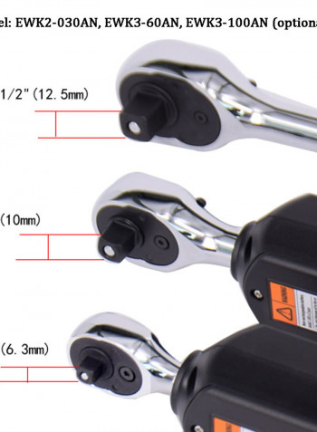 Mini Digital Torque Wrench Multicolour 29 x 8 x 12cm