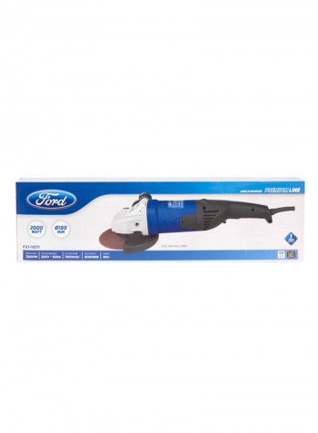 Paddle Switch Angle Grinder Blue/Black