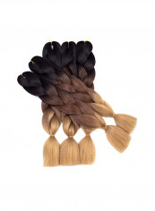 5-Piece Braiding Hair Extension Set Black/Brown reviews 5-Piece Braiding Hair Extension Set Black/Brown