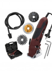 Multi-Functional Mini Electric Circular Saw Kit Brown