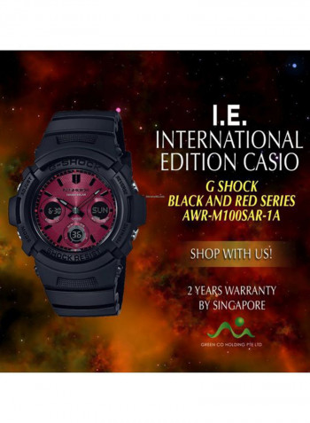 G-Shock Water Resistant Analog/Digital Watch Awr-M100sar-1A