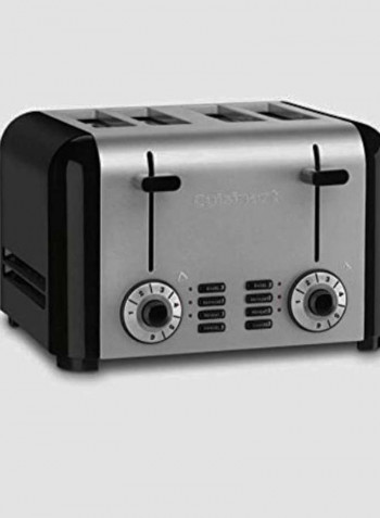 4-Slice Bread Toaster 1800W CPT-340 Silver/Black