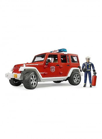 Jeep Wrangler Rubicon Fire Dipt with Fireman