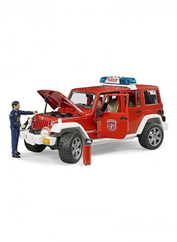 Jeep Wrangler Rubicon Fire Dipt with Fireman