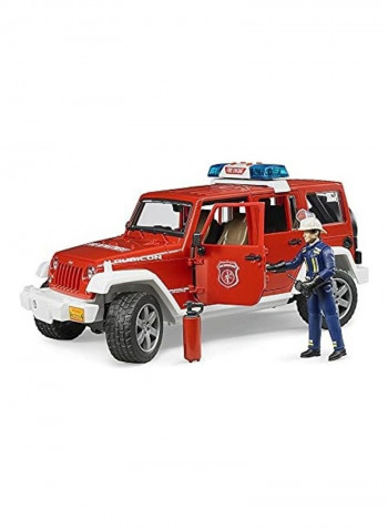 Jeep Wrangler Rubicon Fire Dipt with Fireman