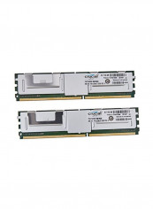 Set Of 2 DDR2 RAM 8GB White/Green