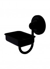 Prestige Que New Collection Wall Mounted Soap Dish Matte Black 4.5x3.5x4.5inch