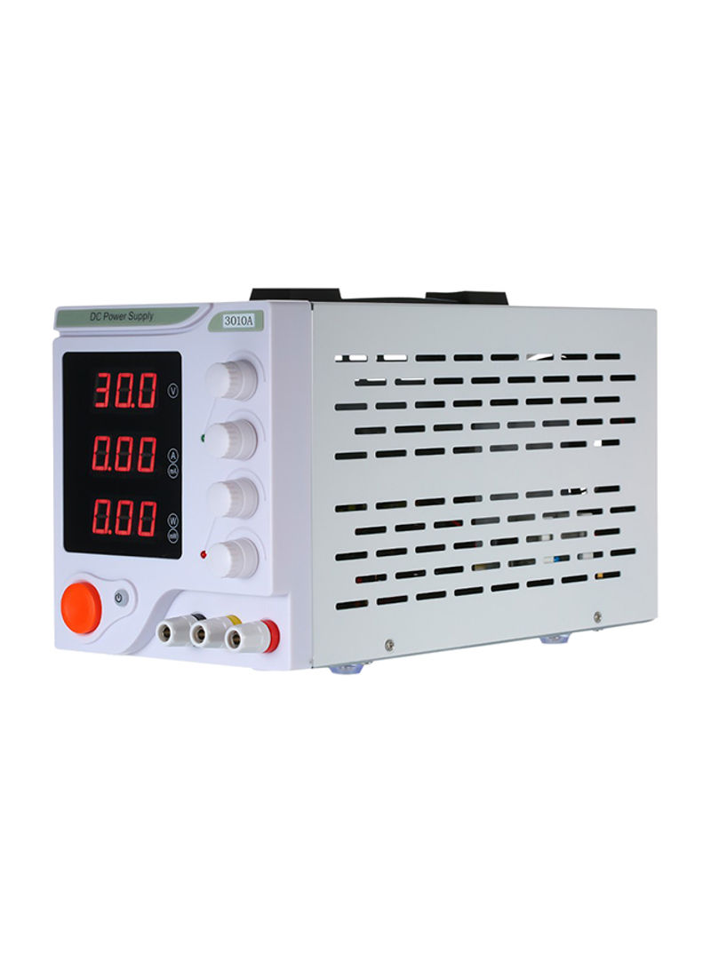 DC Electrical Source Regulated Power Supply 35centimeter White