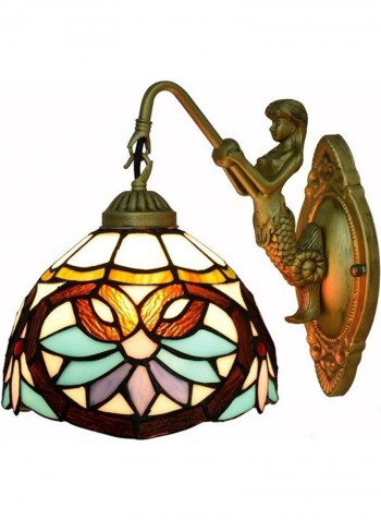 Retro Stain Glass Wall Lamp Multicolour