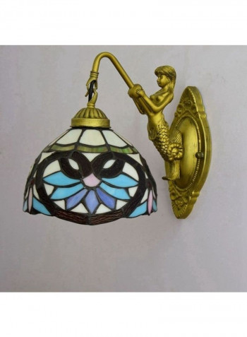 Retro Stain Glass Wall Lamp Multicolour