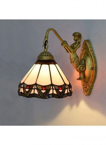 Retro Stained Glass Wall Lamp Multicolour