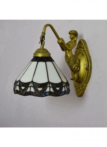 Retro Stained Glass Wall Lamp Multicolour