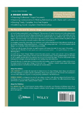Successful Interior Projects Through Effective Contract Documents Hardcover