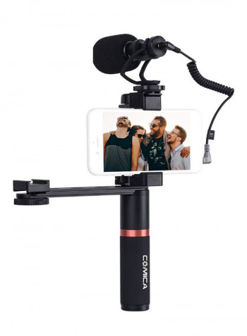Cardioid Directional Video Microphone Kit DD2369 Grey/Black