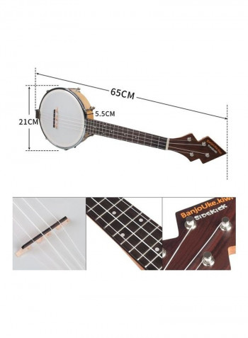 Banjo Banjolele Ukulele With Carry Bag