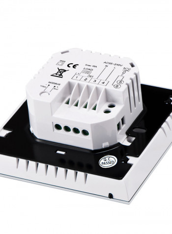 Smart Touchscreen Wi-Fi Programmable Thermostat For Water Heating System White 10.50 x 5.80 x 9cm