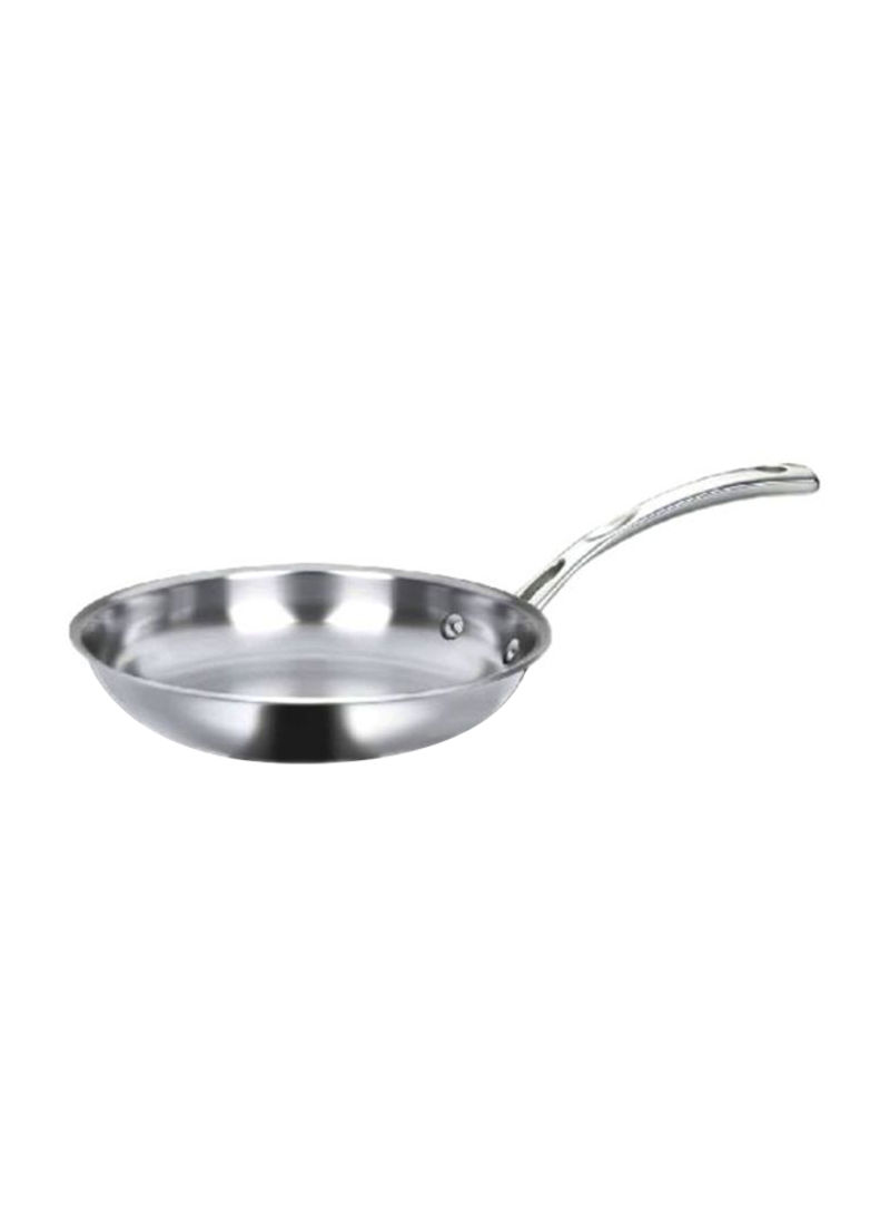 Stainless Steel Fry Pan Silver 8inch
