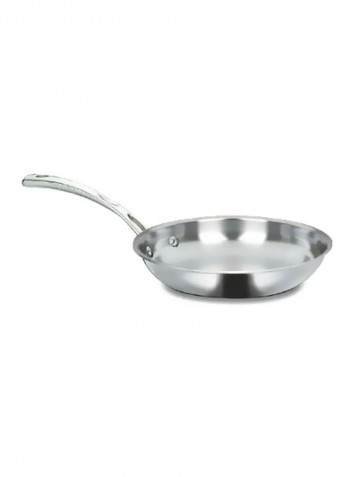Stainless Steel Fry Pan Silver 8inch