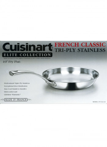 Stainless Steel Fry Pan Silver 8inch