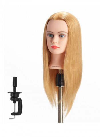 Mannequin Training Head With Stand Multicolour