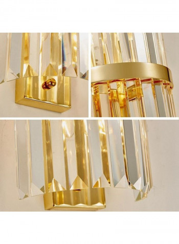 LED Crystal Wall Lamp Yellow