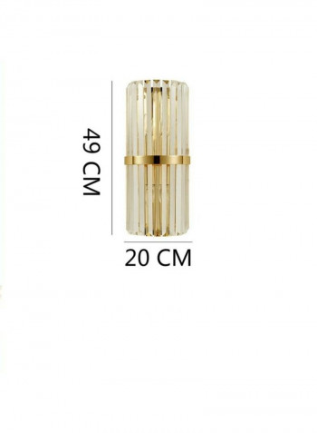 LED Crystal Wall Lamp Yellow