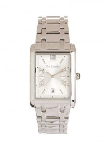 Men's Water Resistant Stainless Steel Analog Watch G2011-01, 29.4mm