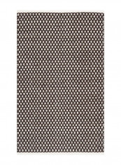Boston Collection Handmade Cotton Area Rug Brown/White 91.44 x 152.4centimeter
