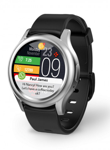 ZeRound 3 Bluetooth Smartwatch Silver/Black