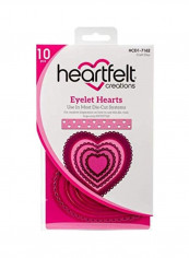 Eyelet Hearts Dies Pink