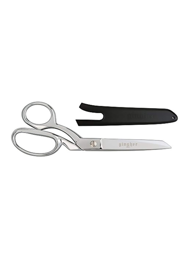 Knife Edge Bent Scissors Silver