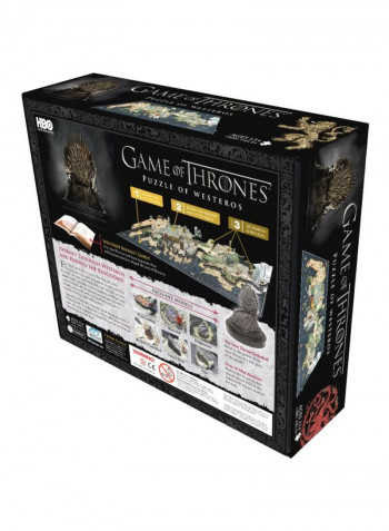 1465-Piece Game Of Thrones: Westeros Jigsaw Puzzle Set 4D 51000
