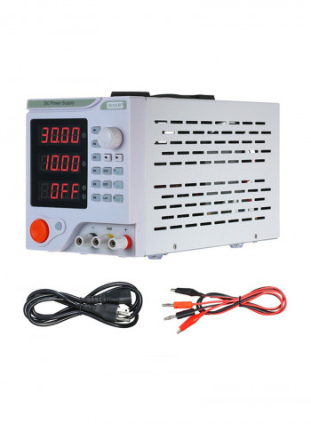 4-Digit Display LED Programmable High Precision Variable Adjustable Switching Power Supply 125 x 280 x 160millimeter Silver